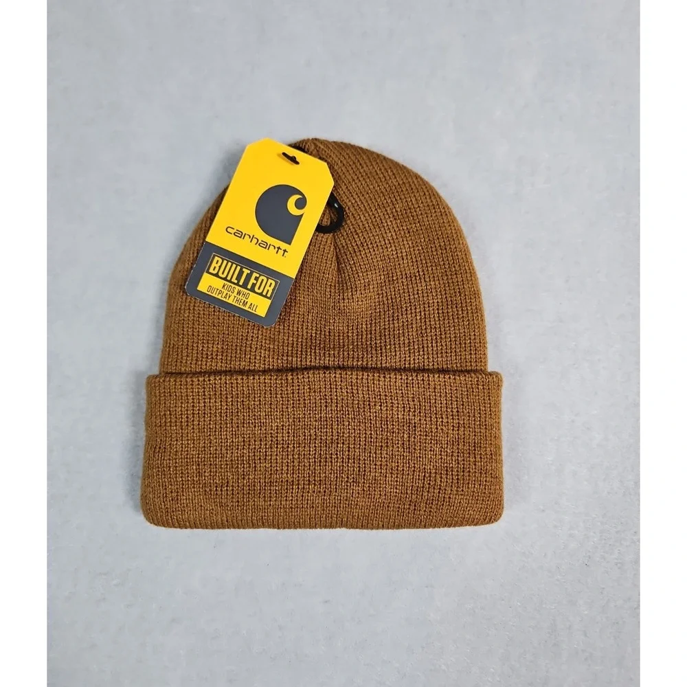 Carhartt Toddler Brown Acrylic Watch Hat Beanie NWT